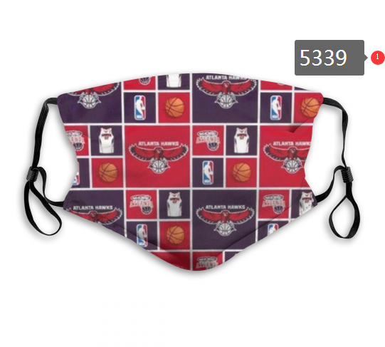 2020 NBA Atlanta Hawks Dust mask with filter->nba dust mask->Sports Accessory